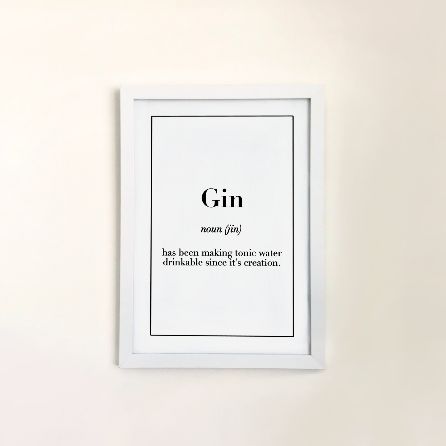 Gin definition print