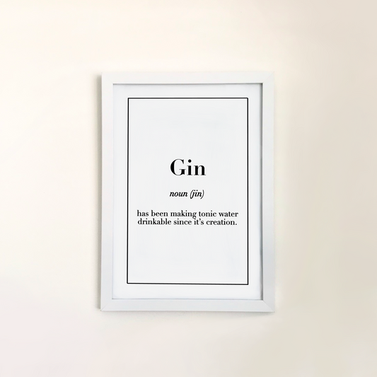 Gin definition print