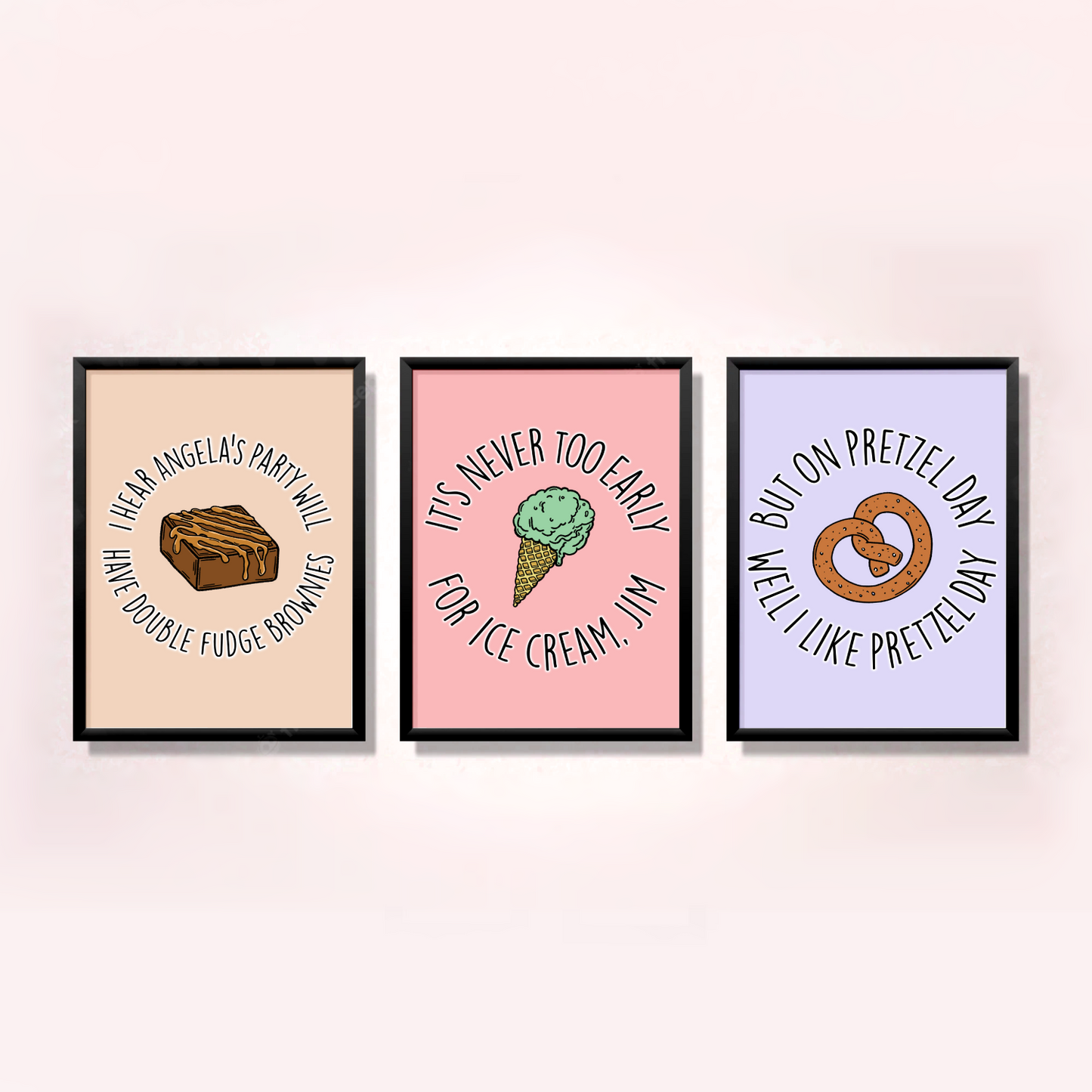 The Office US ice cream print