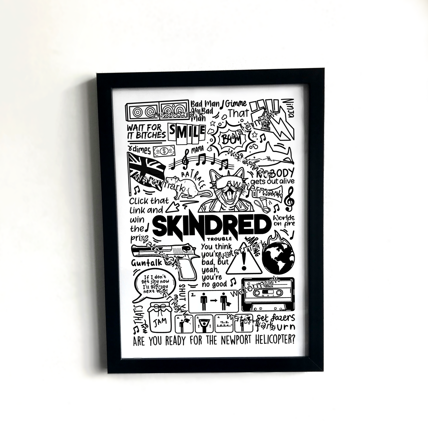 T-shirt Skindred