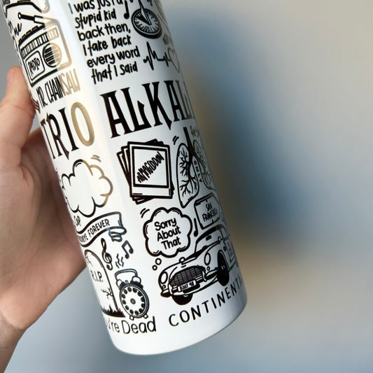 Alkaline Trio tumbler