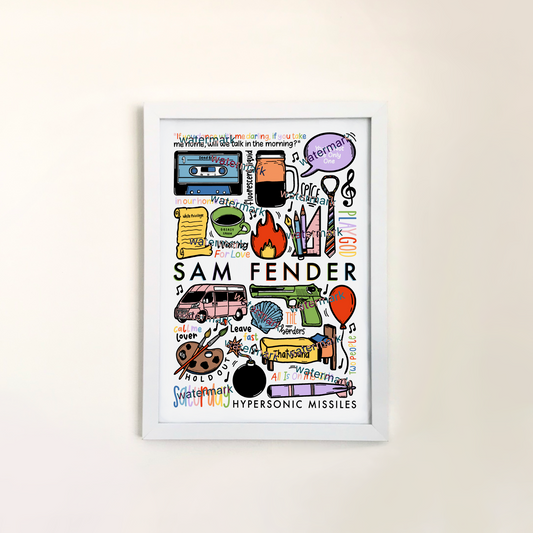 Sam Fender Hypersonic Missiles print