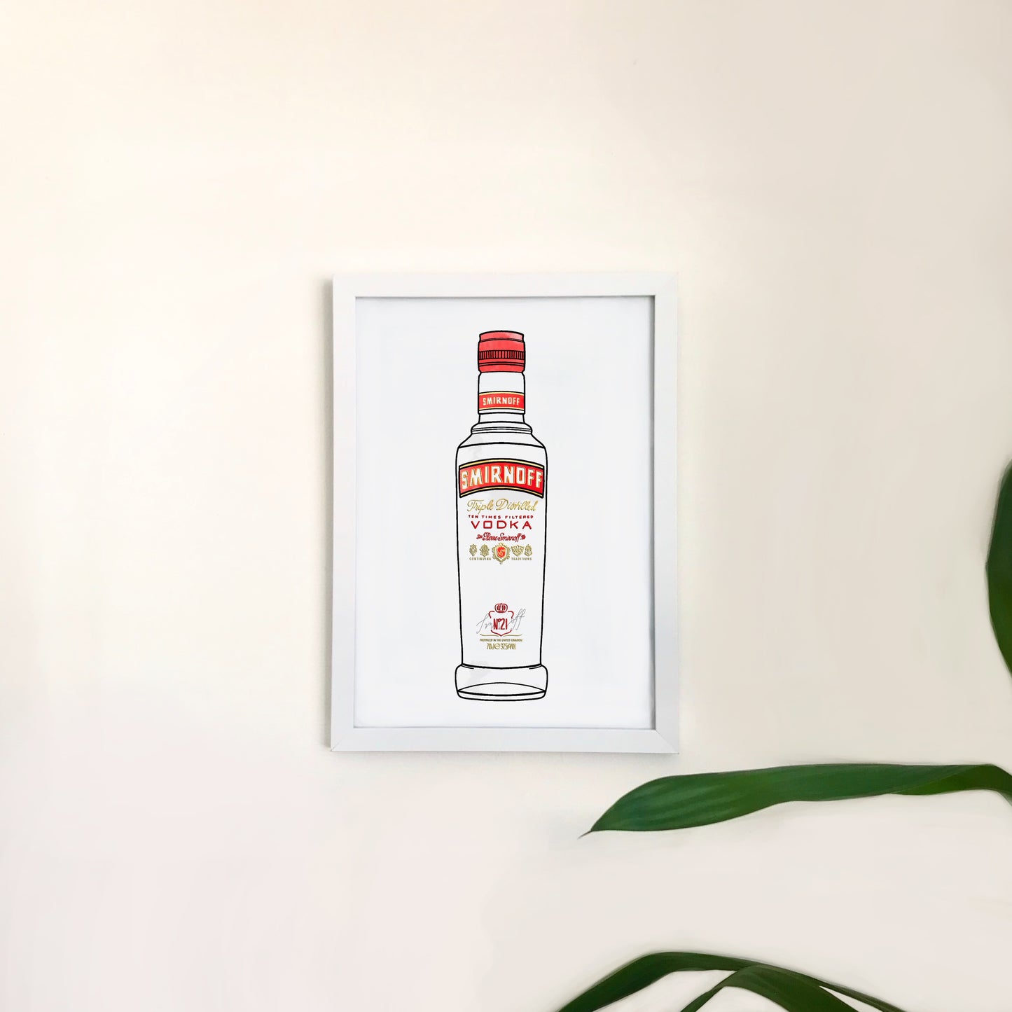 Smirnoff Vodka print