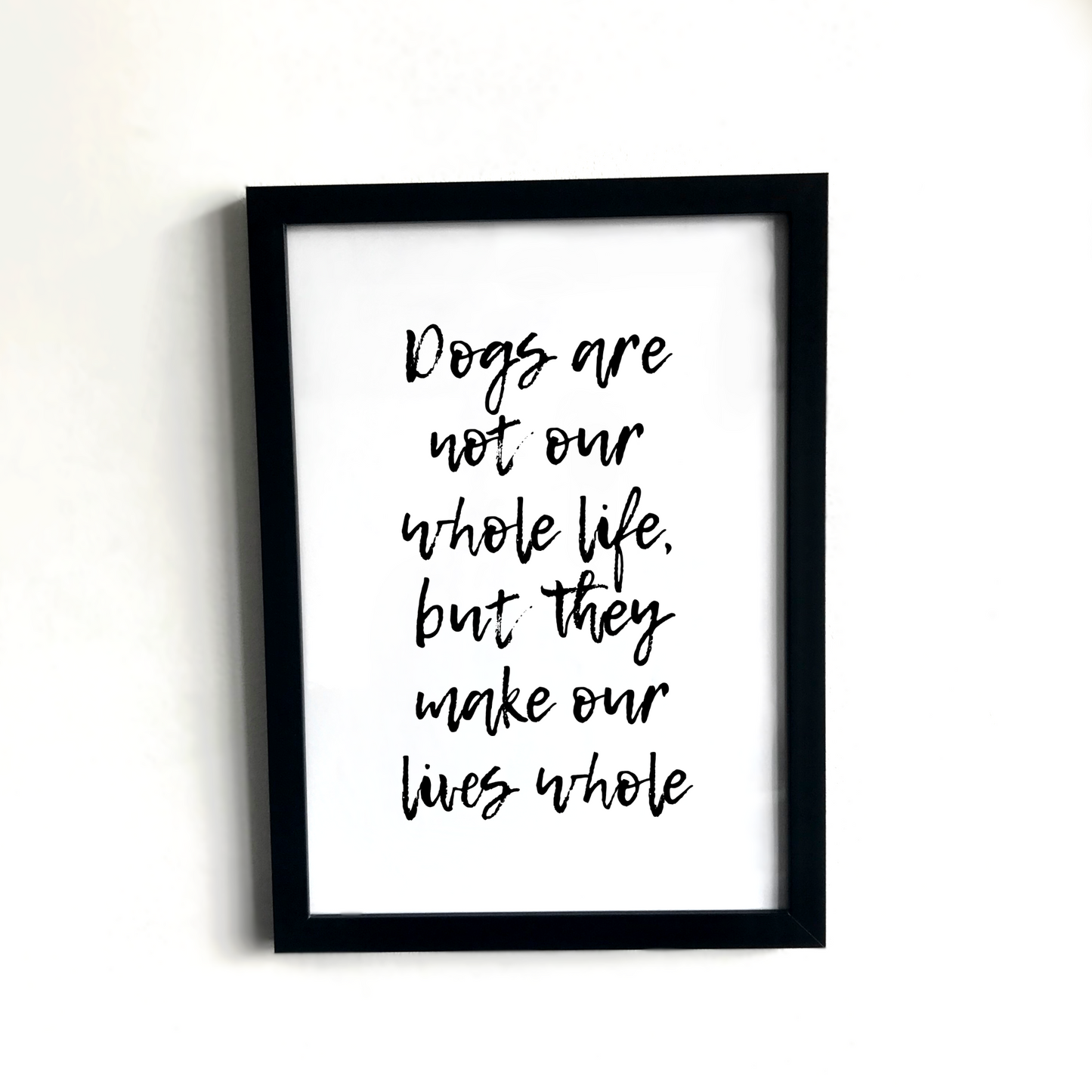 Whole lives dogs print