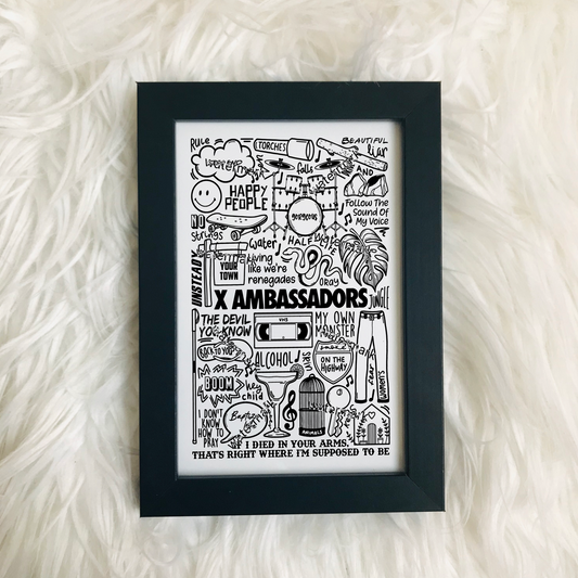 X Ambassadors print