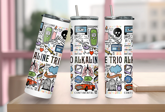Alkaline Trio tumbler