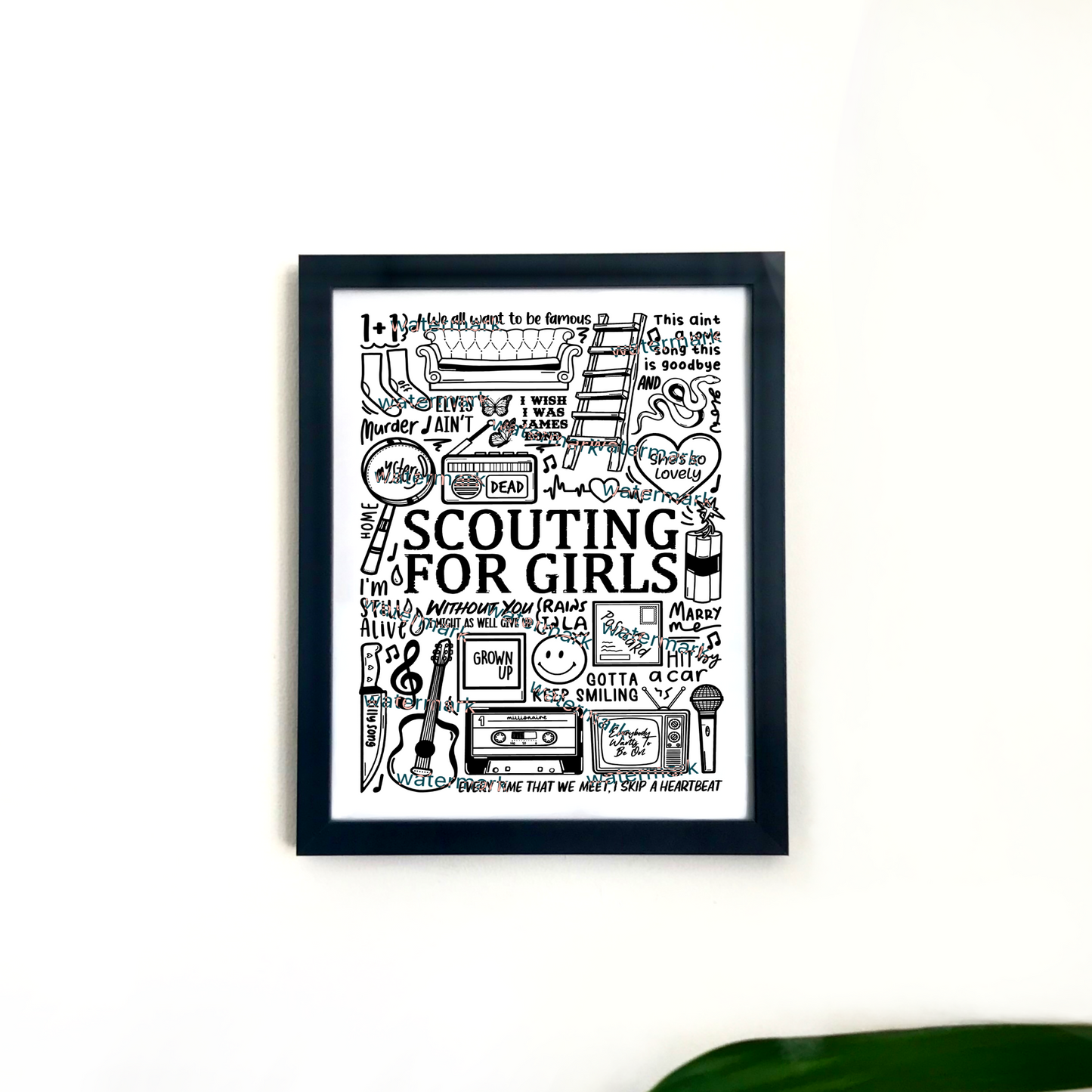 Scouting For Girls print