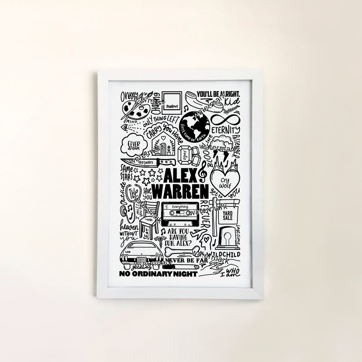 Alex Warren print