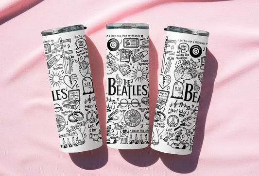 The Beatles tumbler
