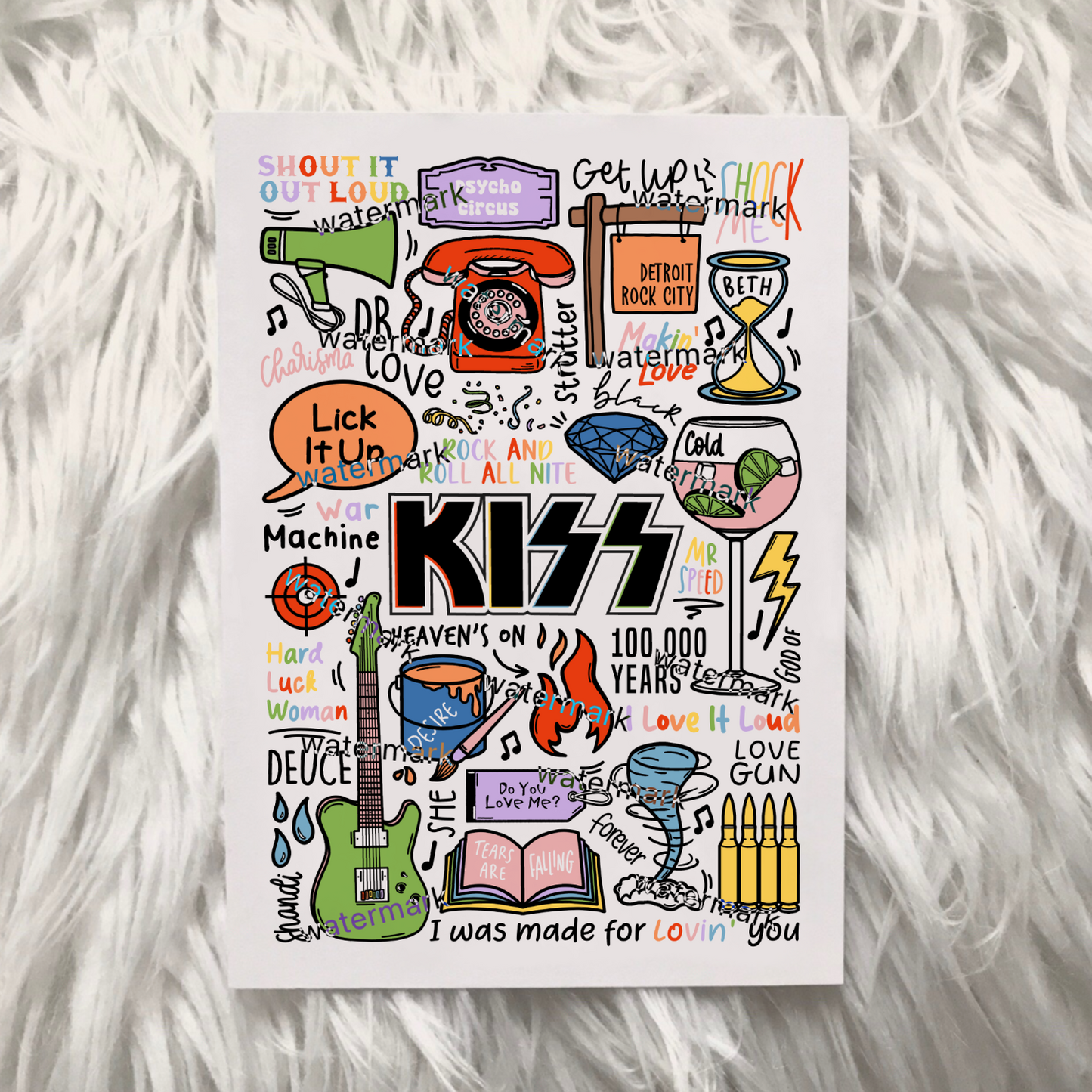 Kiss print