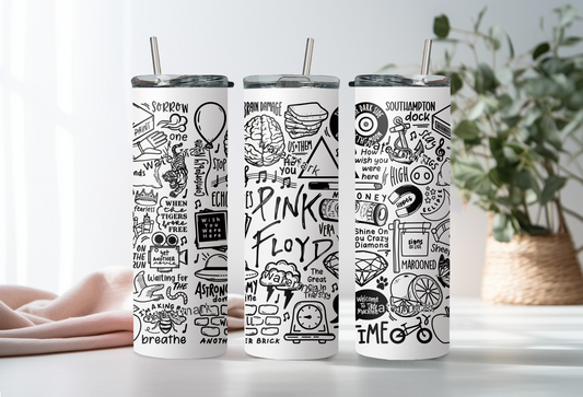 Pink Floyd tumbler