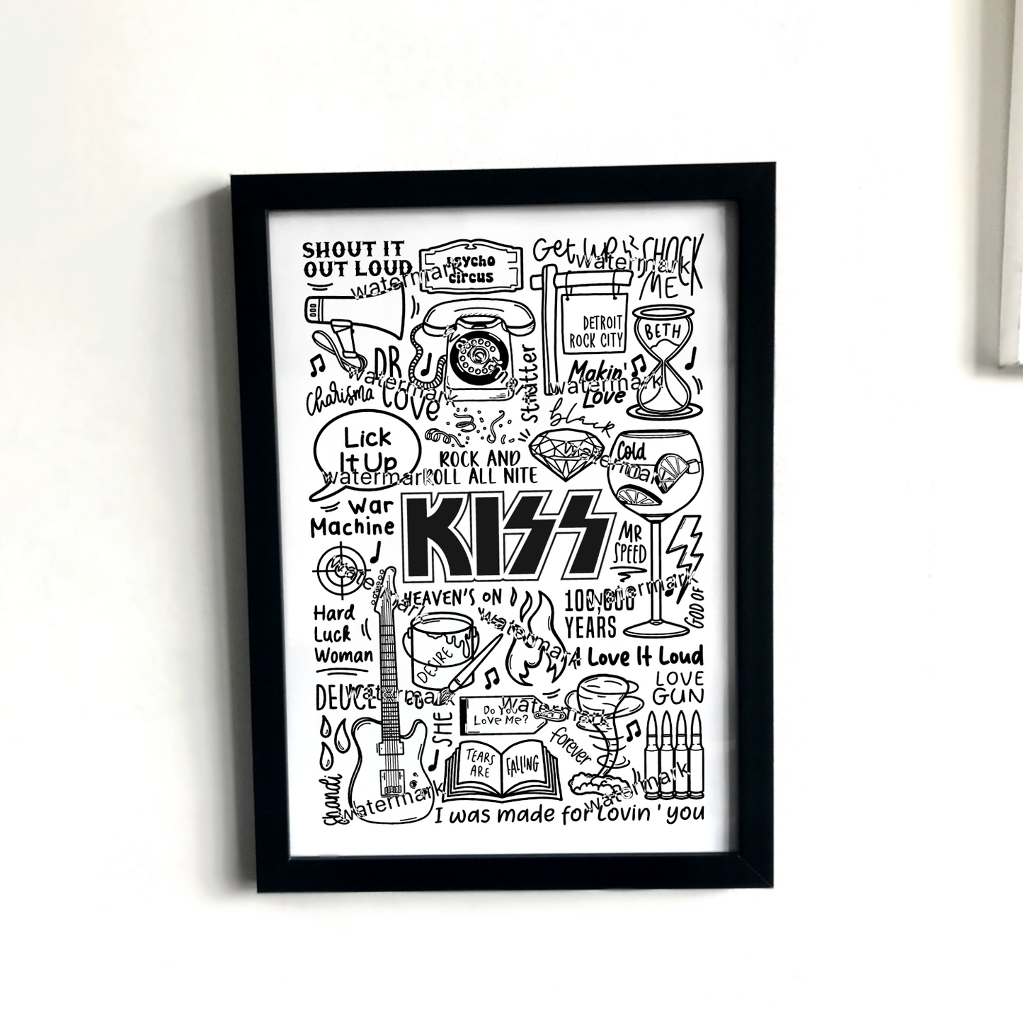 Kiss print