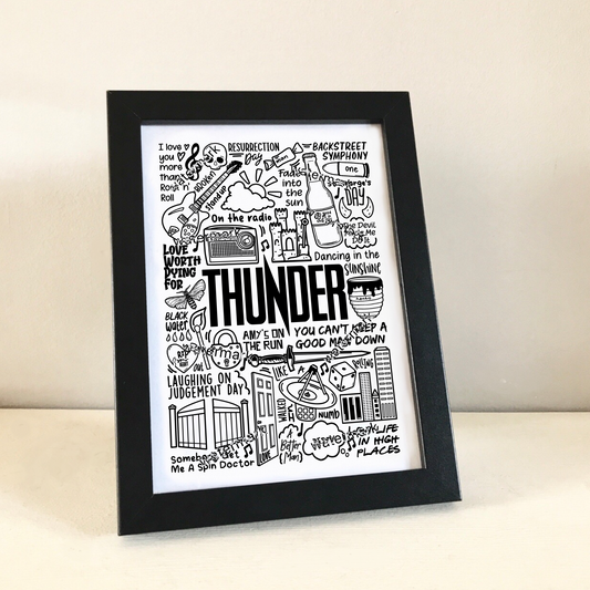 Thunder print