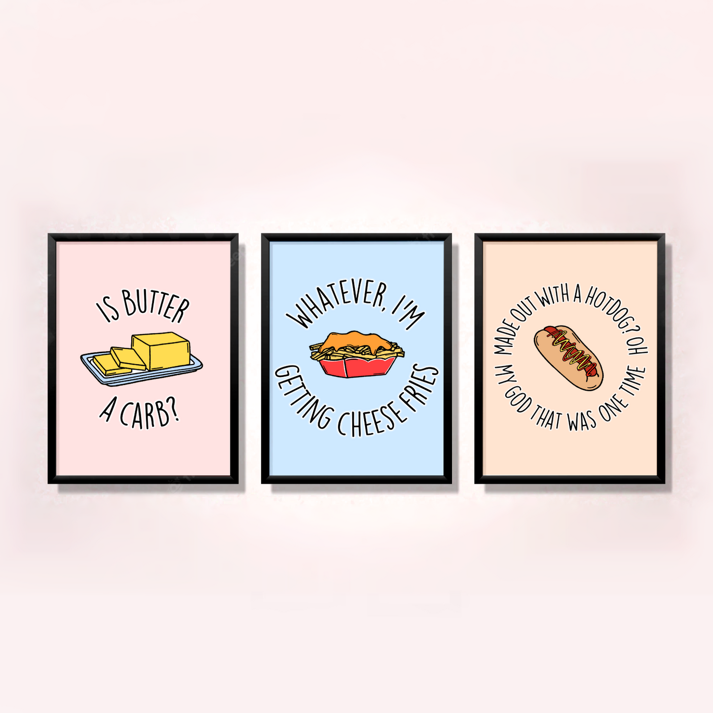 Mean Girls hotdog print