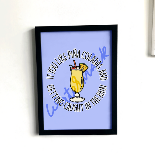 Grown Ups piña colada print