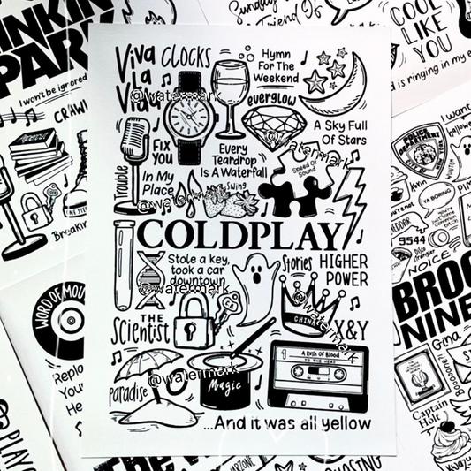 Coldplay print