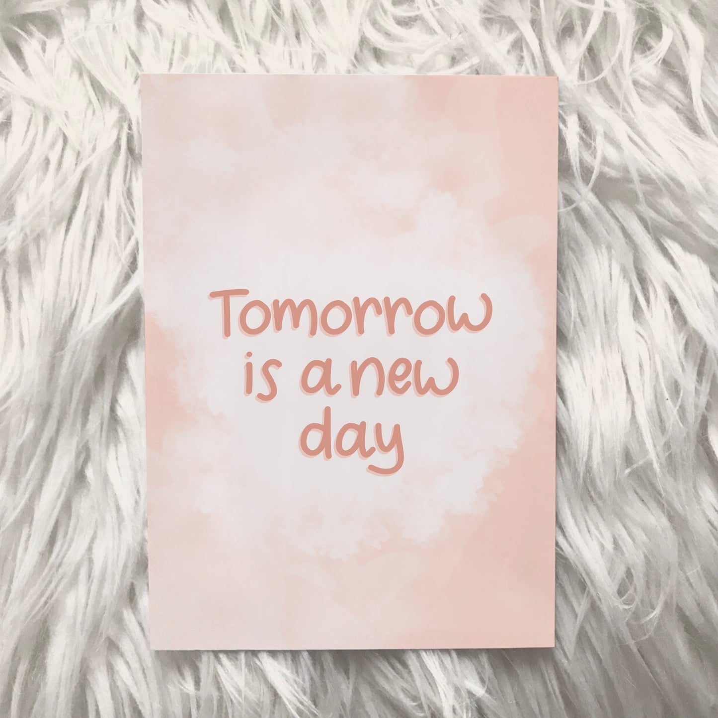 Tomorrow is a new day print