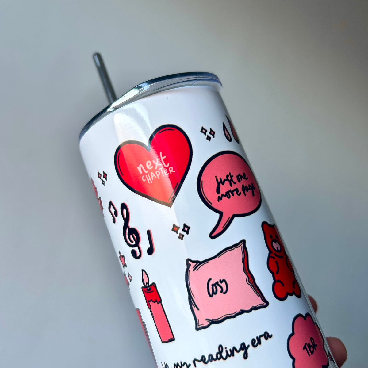 Bookish tumbler