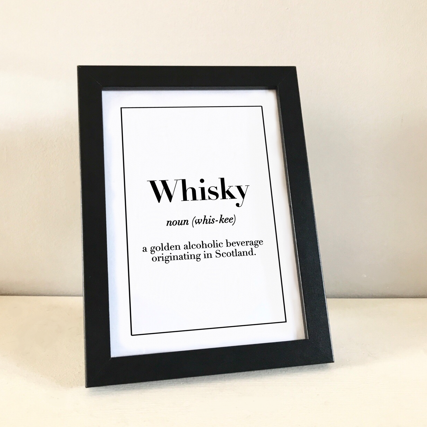 Whisky definition print