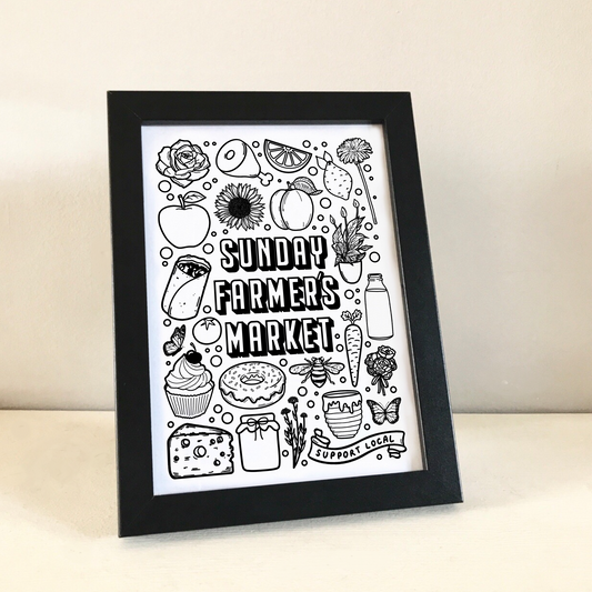 Cleethorpes farmers market print