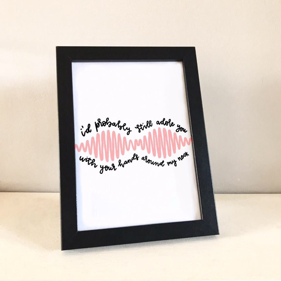 Arctic Monkeys 505 adore print