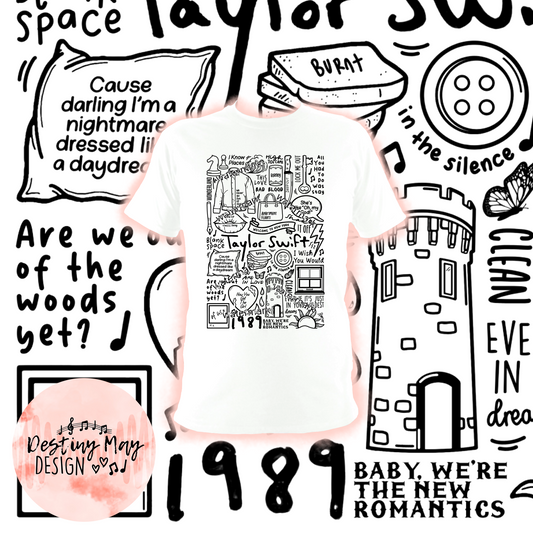 Taylor Swift 1989 t shirt