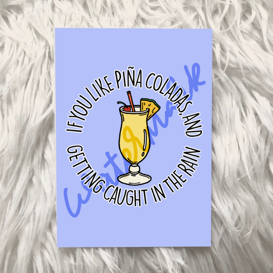 Grown Ups piña colada print