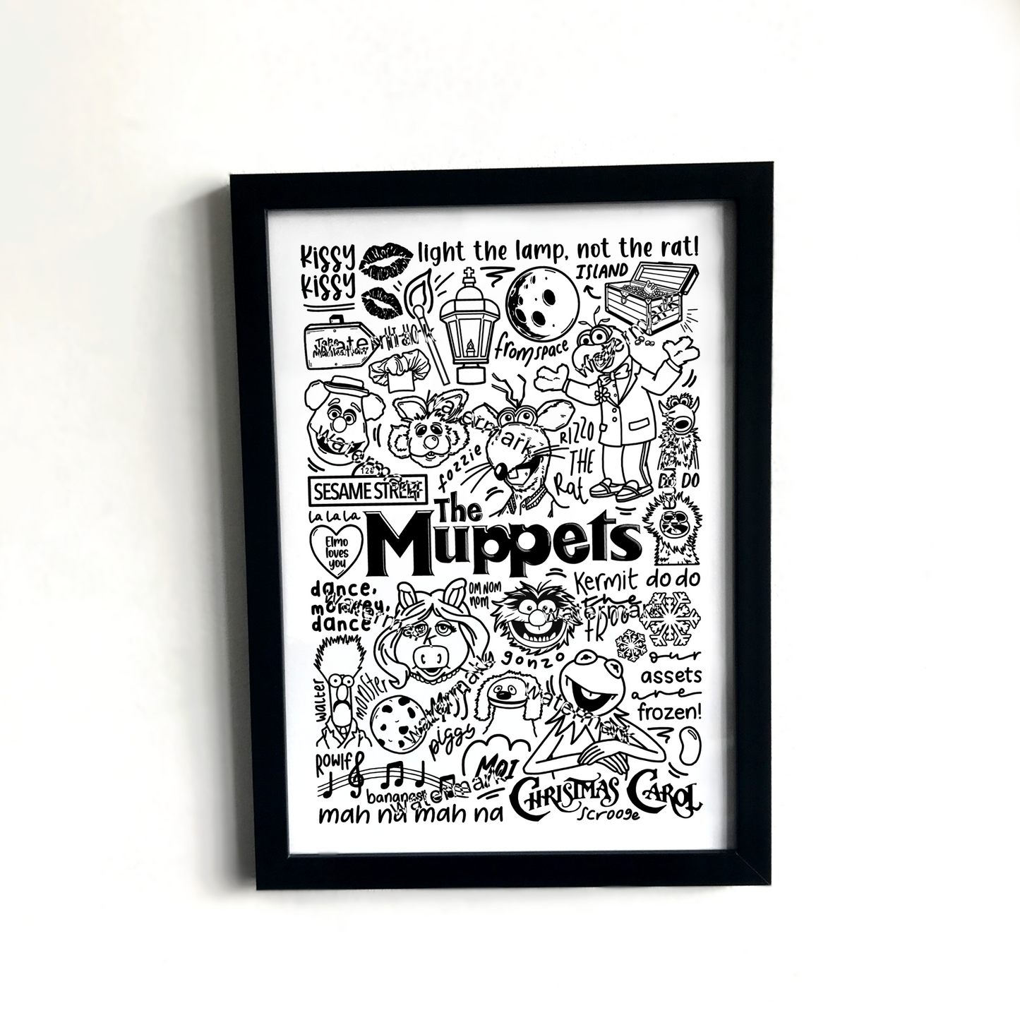 The Muppets print