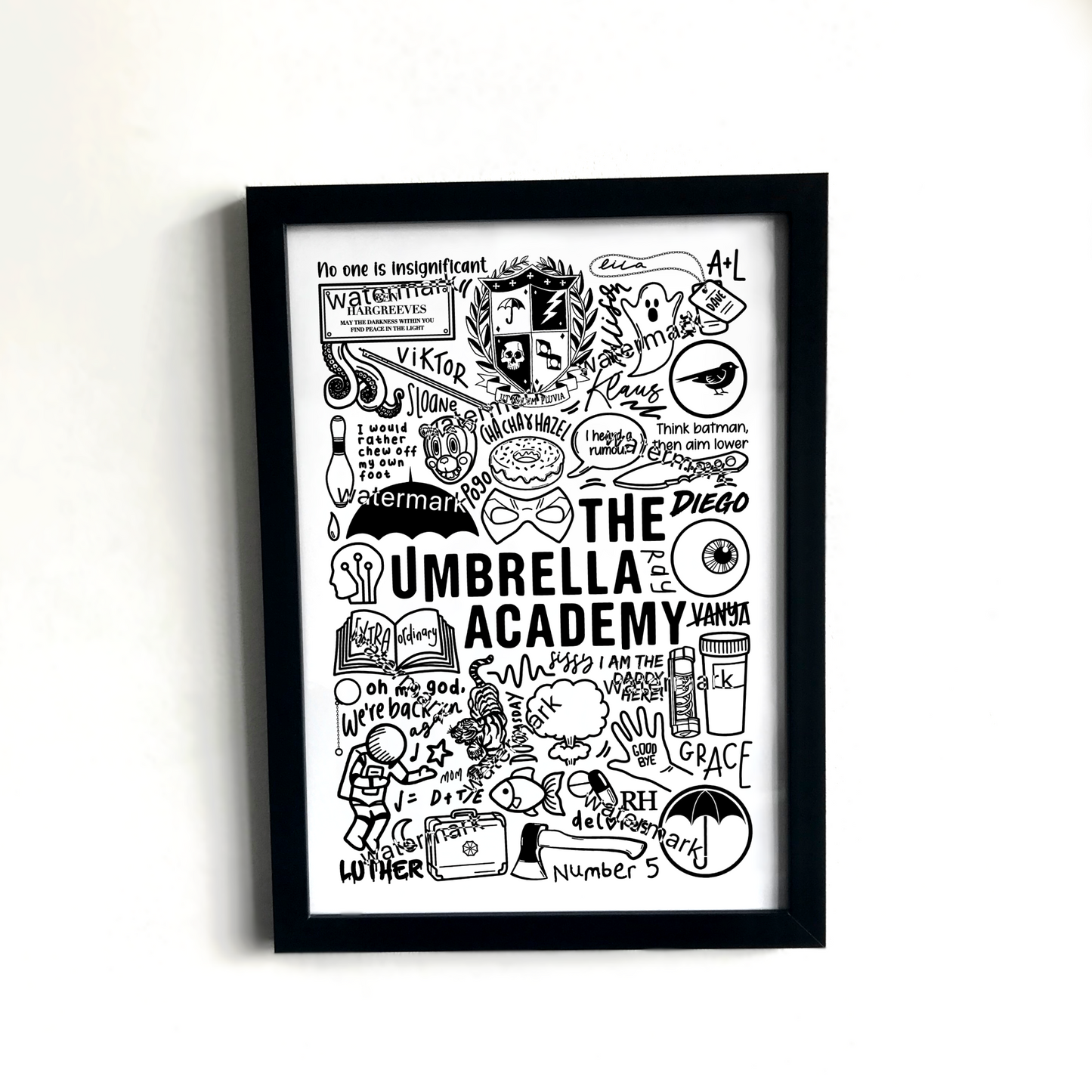 The Umbrella Academy t shirt