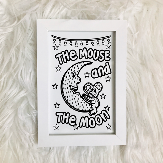 Cleethorpes mouse and moon print