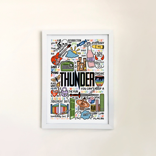 Thunder print