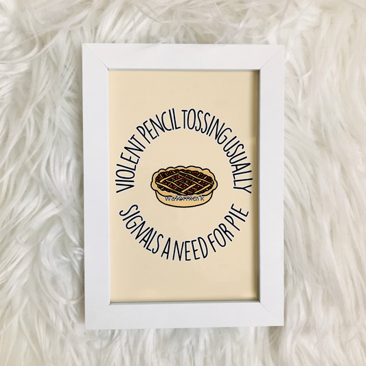 Gilmore Girls pie print