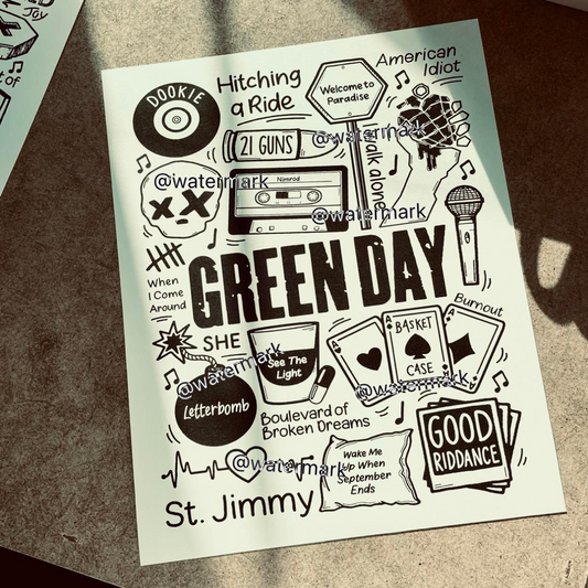 Green Day print