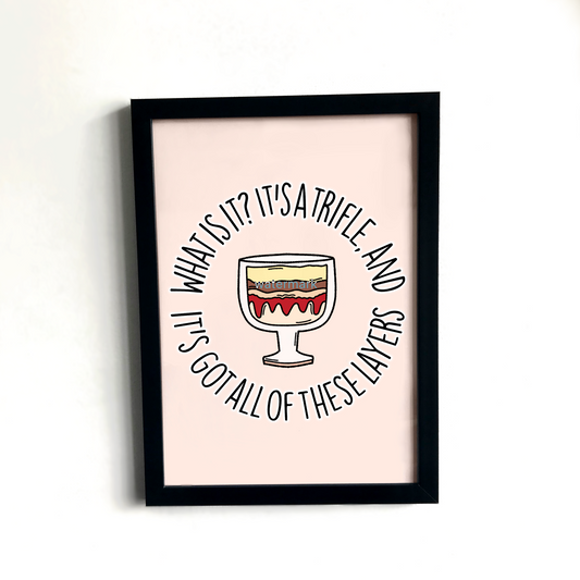 Friends trifle print