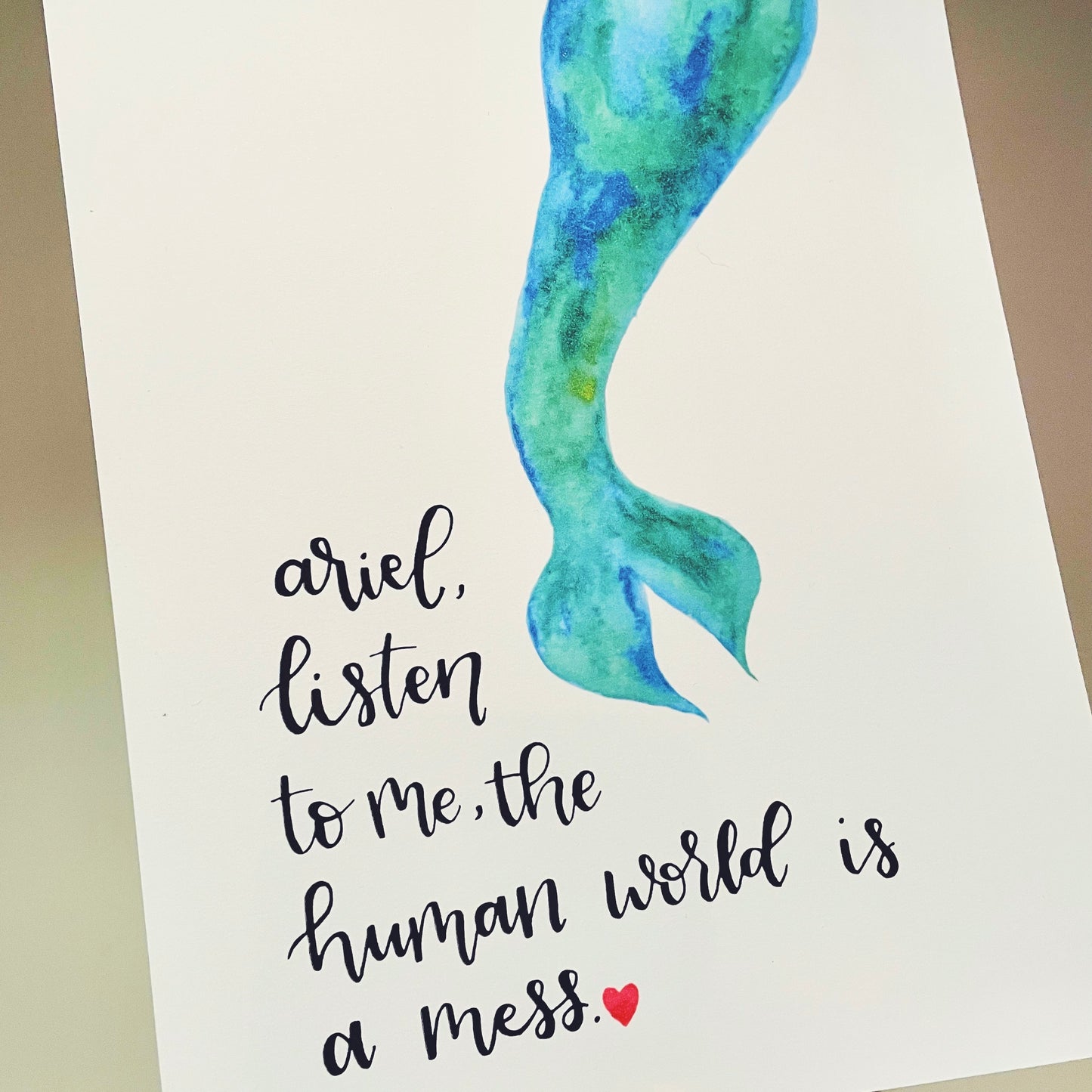 Disney Ariel print