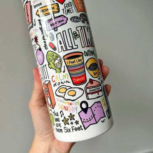 All Time Low tumbler