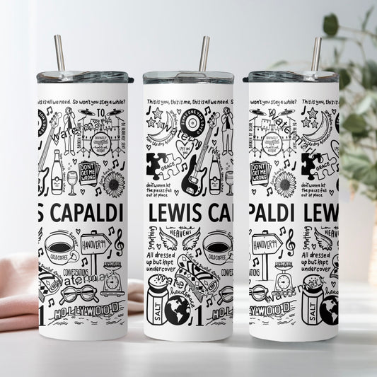Lewis Capaldi tumbler