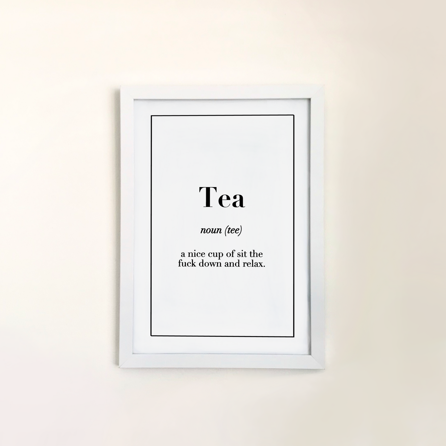 Tea definition print