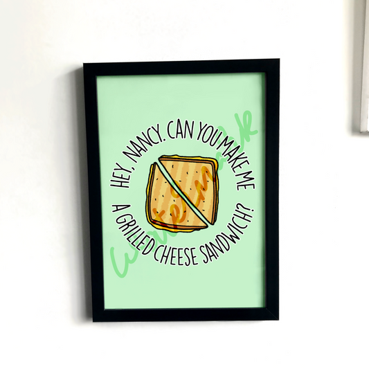 Step Brothers grilled cheese print