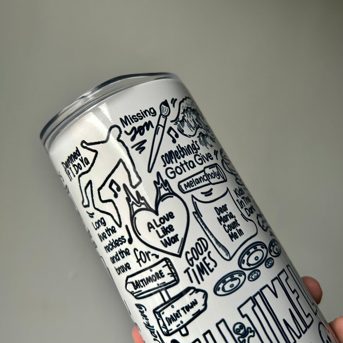 All Time Low tumbler