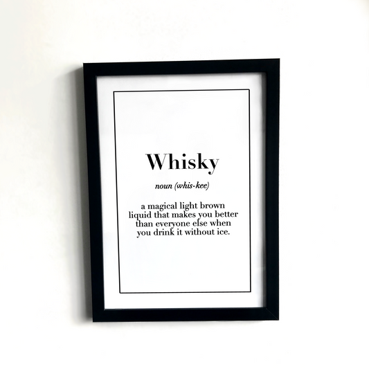 Whisky definition print