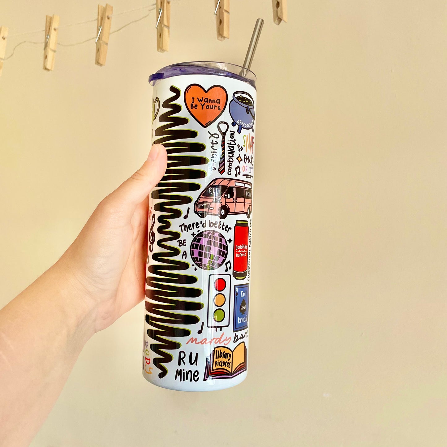 Arctic Monkeys tumbler