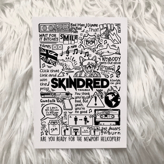 Skindred print