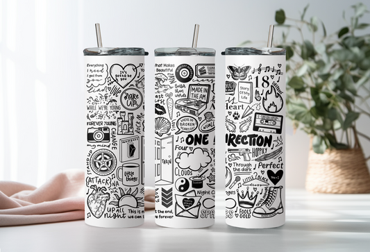 One Direction tumbler