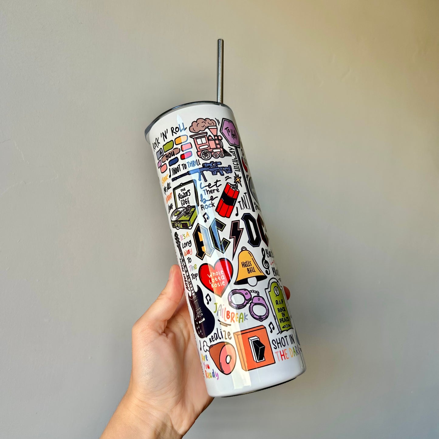 AC/DC tumbler