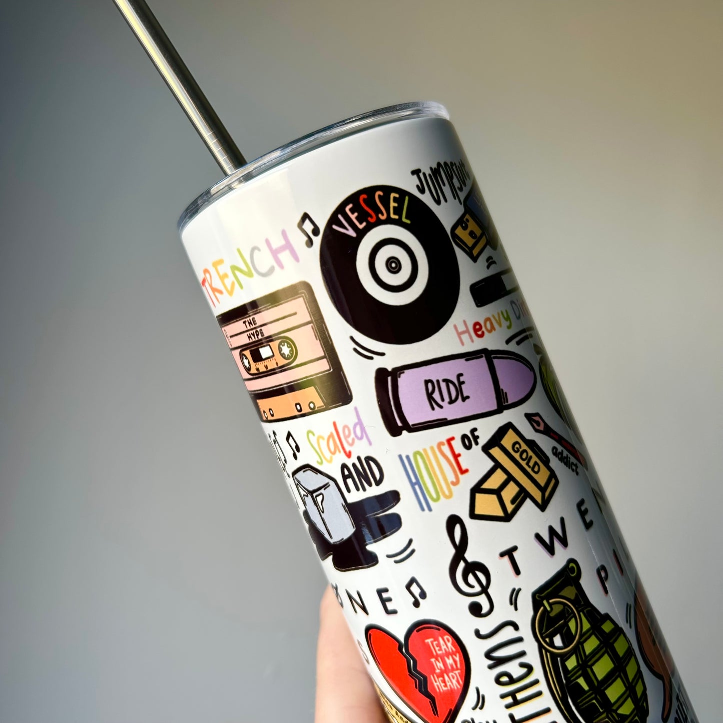 Twenty One Pilots tumbler