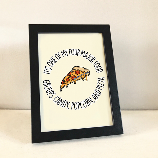 Gilmore Girls pizza print