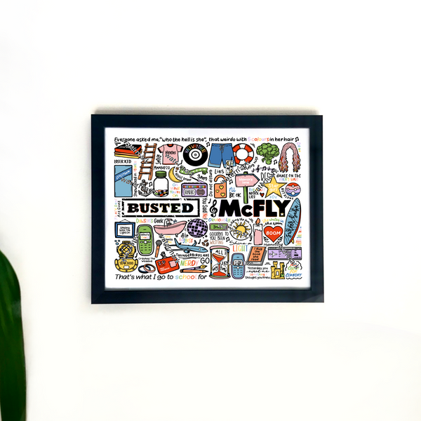 Mcfly Busted mixed print – DestinyMayDesign