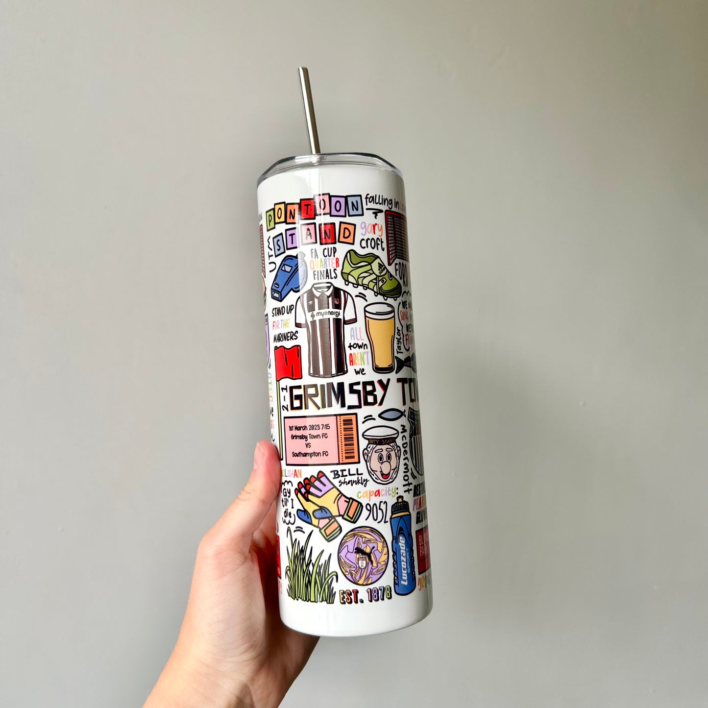 Grimsby Town tumbler