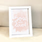 You are loved print